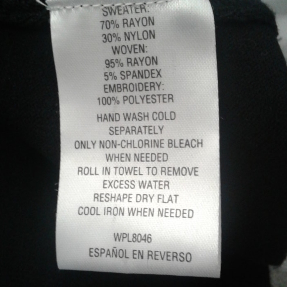 Embellished Layered-Look Sweater - 3X - Picture 5 of 5